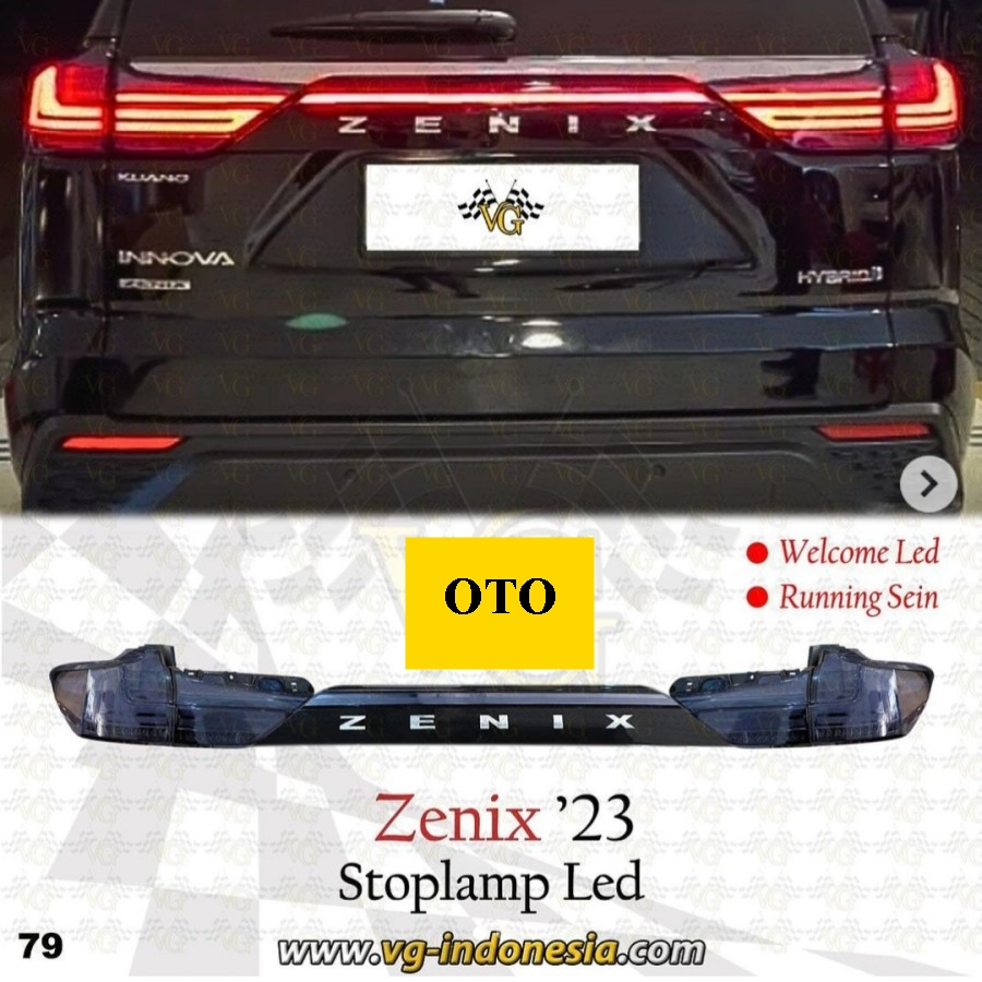 Jual Stoplamp Lexus Style Trunklid With Sein Sequential Innova Zenix