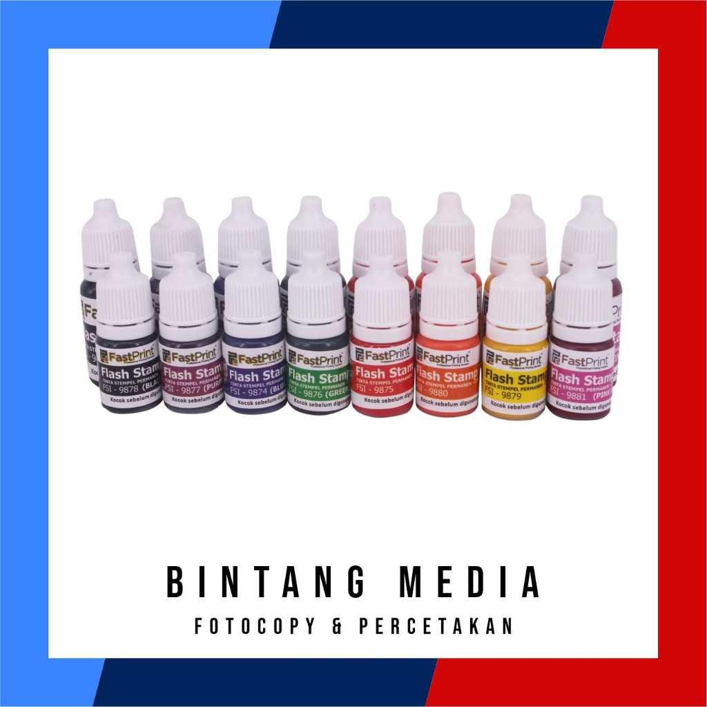 Jual Tinta Refill Stempel Flash Ml Isi Ulang Stempel Warna