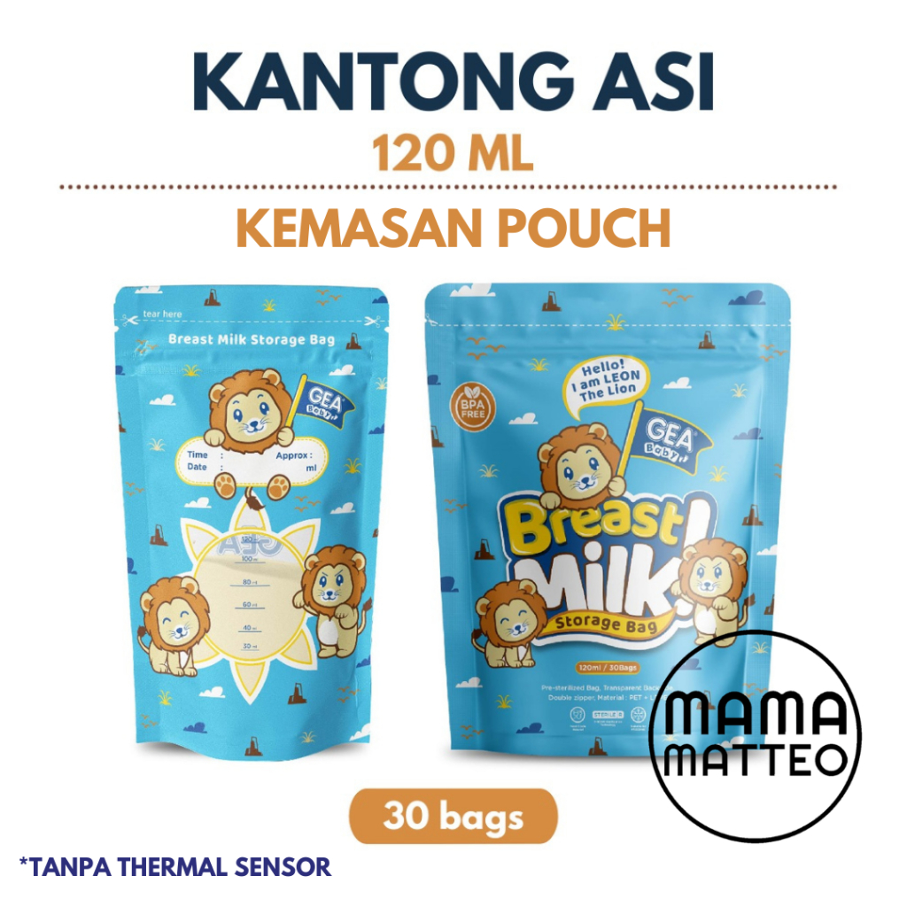 Jual Gea Baby Kantong Asi Ml Motif Profesi Pattern Mom Baby Safari