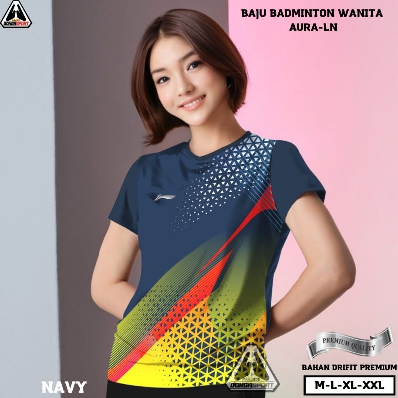 Jual BLC 01 Baju Badminton Cewe Dewasa Kaos Bulutangkis Wanita Jersey