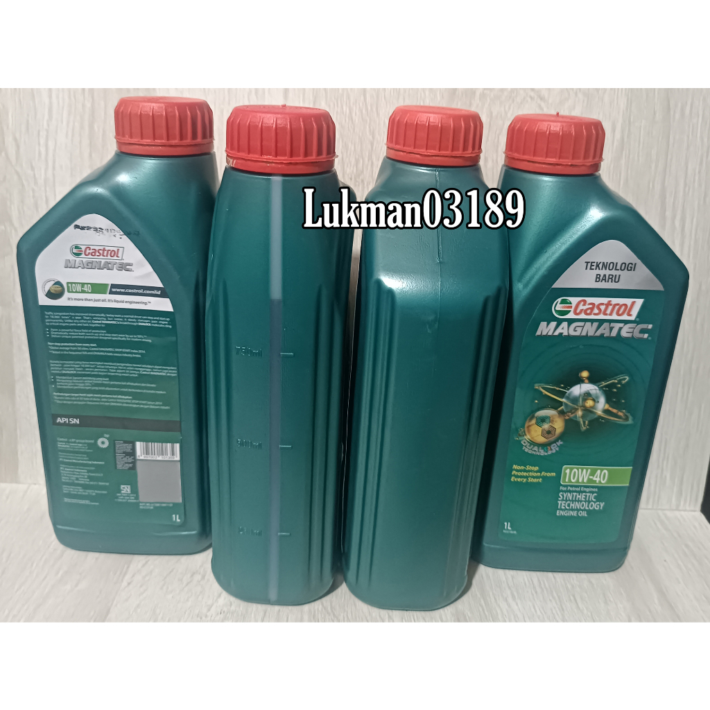 Jual Oli Mobil Castrol Magnatec Sae W Oli Castrol W Oli Mesin