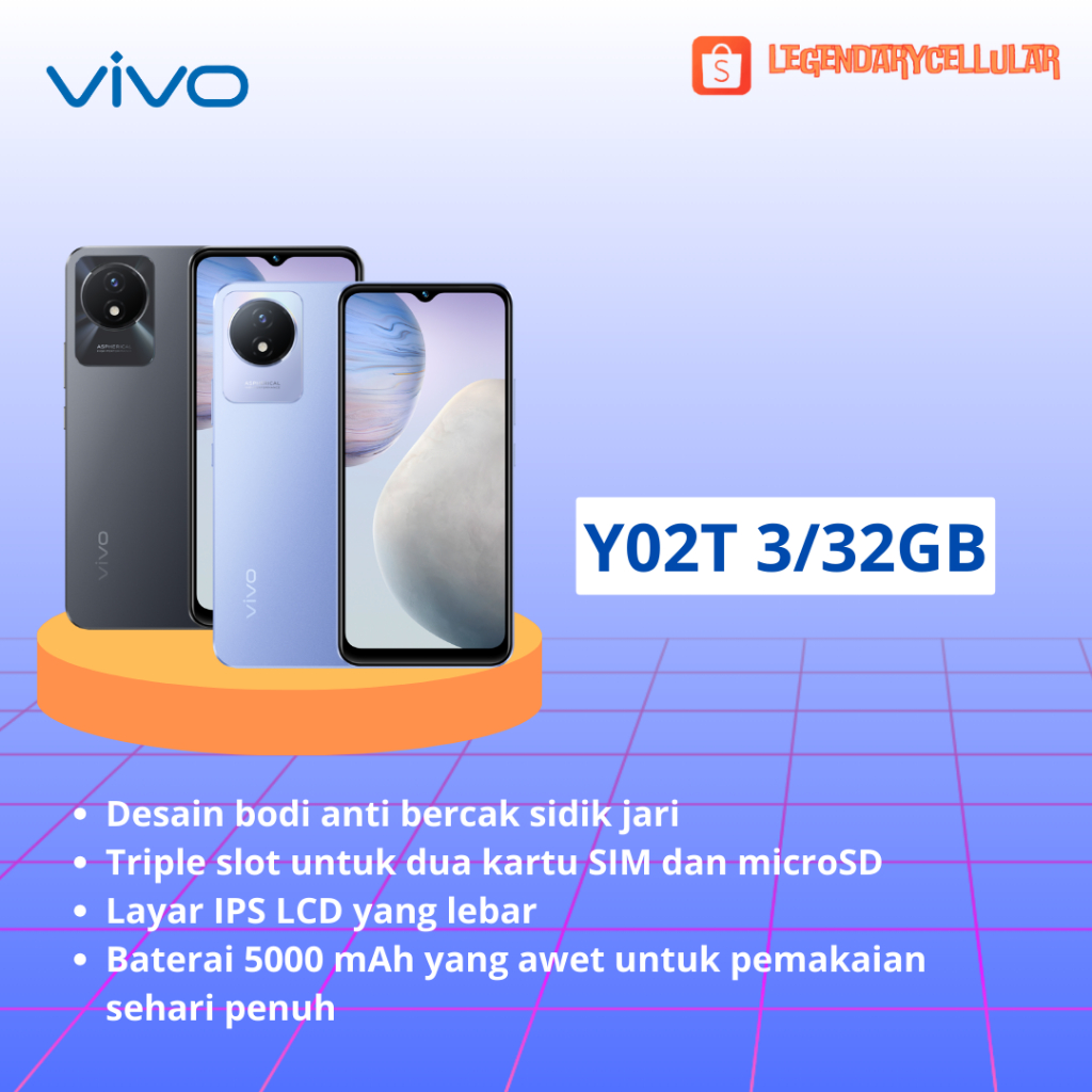 Jual VIVO Y02T 4 64GB Shopee Indonesia