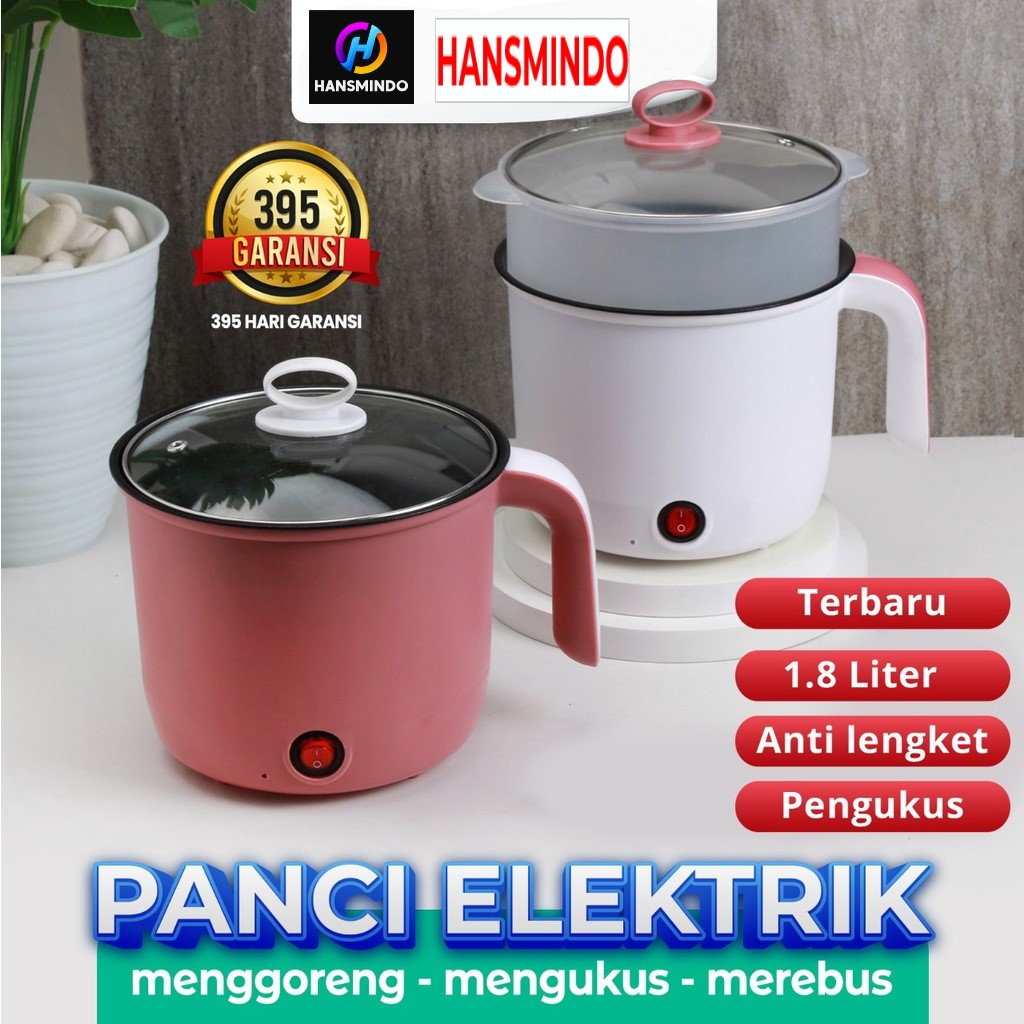 Jual Panci Listrik 1 5 Liter 400 Watt Panci Elektrik Lapisan Keramik