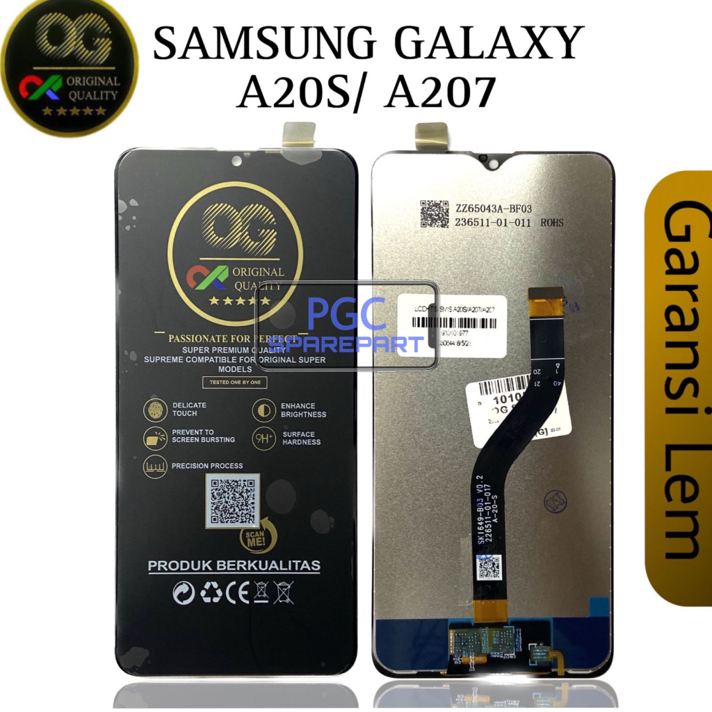 Jual ORIGINAL Super OG LCD Touchscreen Fullset Samsung Galaxy A20S