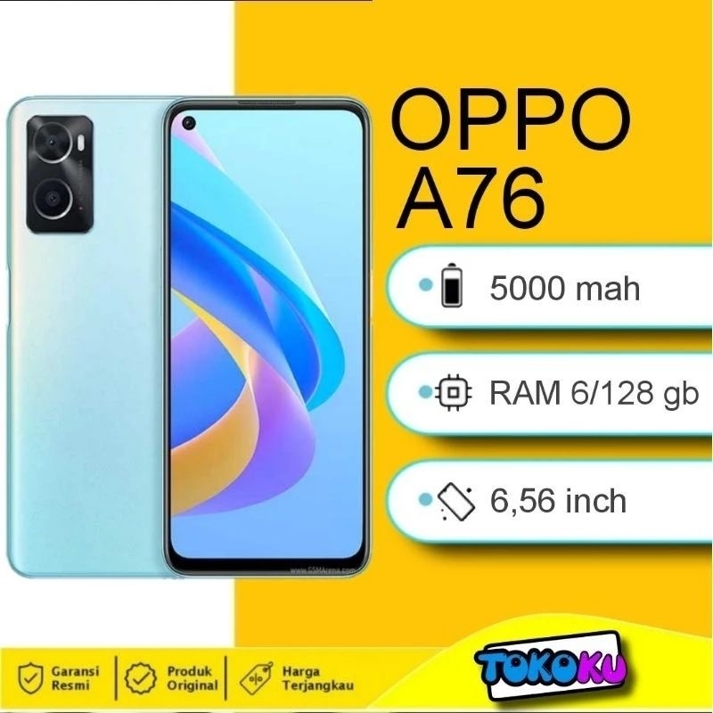 Jual OPPO A76 6 128 GB GARANSI RESMI INDONESIA Shopee Indonesia