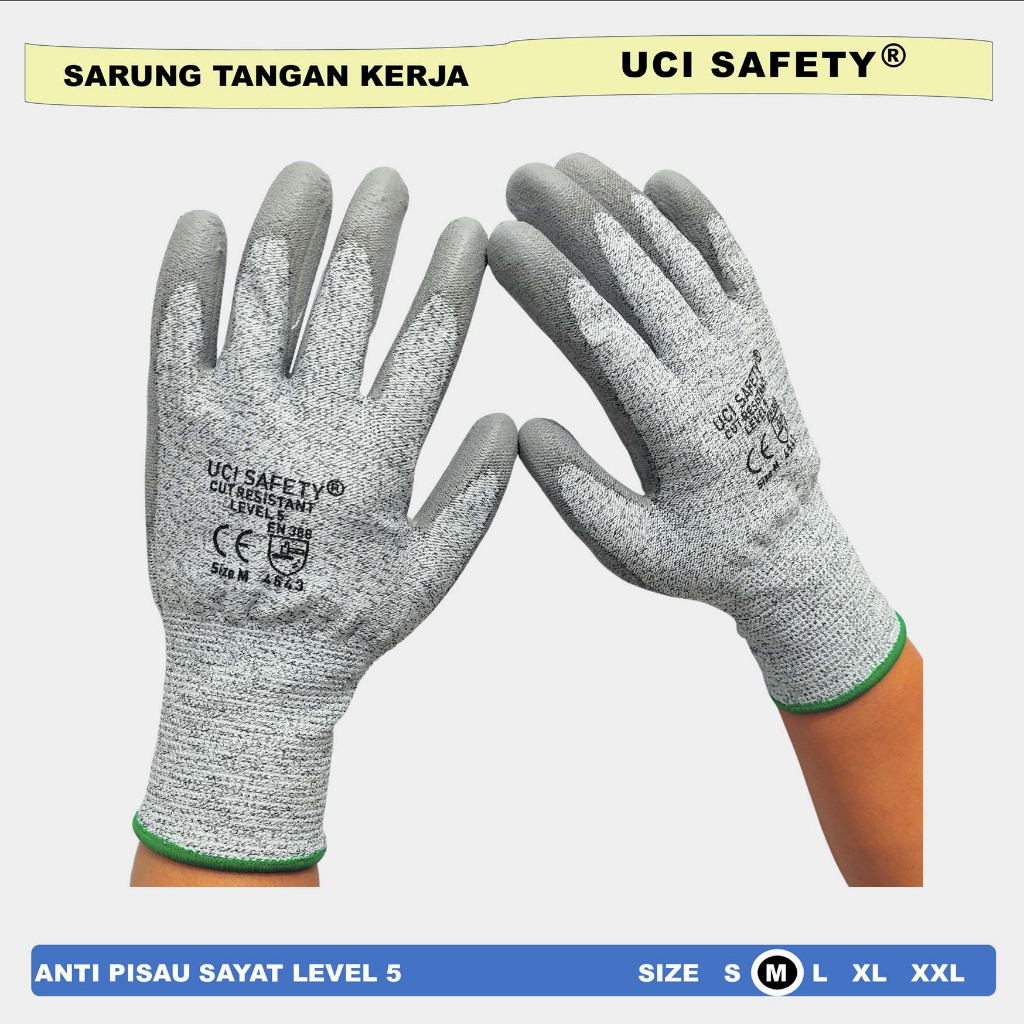 Jual Cut Resistant Safety Gloves Anti Benda Tajam Anti Pisau Potong