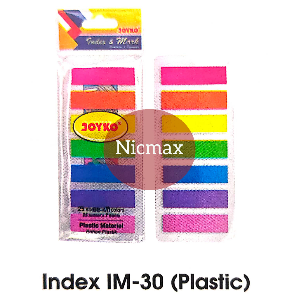 Jual Index Mark Penanda Pembatas Joyko Im Plastik Shopee