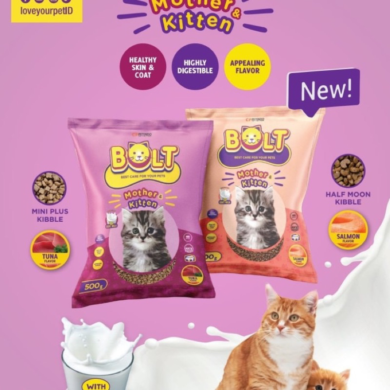 Jual Bolt Mother And Kitten Gr Kemasan Freshpack Shopee Indonesia