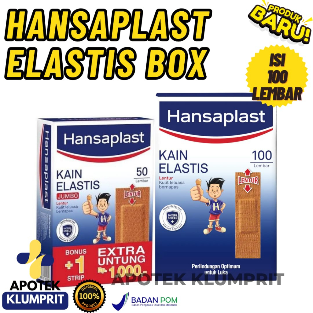 Jual All Varian Hansaplast Box Jumbo Elastis Per Box Shopee