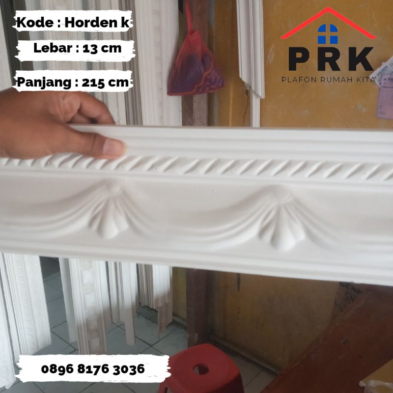 Jual Lis List Gypsum Gipsum Motif Gorden Kecil Lebar 13cm Plafon