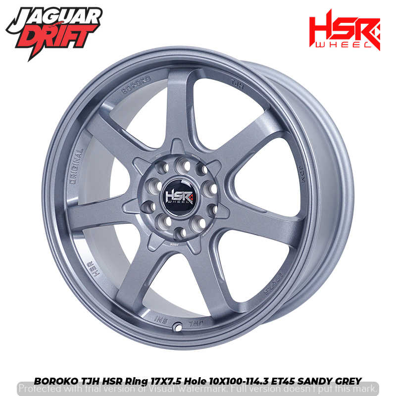 Jual Velg Mobil Racing Rata Body Hsr Ring Boroko Tjh Warna Abu Cocok