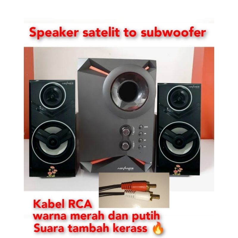 Jual Speaker Satelit Untuk Speaker Subwoofer Tinggal Pasang Ke