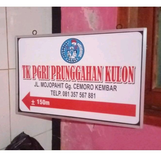 Jual Papan Nama Plang Toko Petunjuk Arah Shopee Indonesia