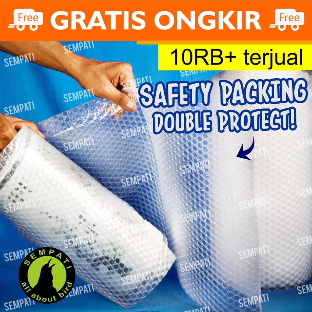 Jual Bubble Wrap Packing Tambahan Produk Barang Safety Anti Pecah