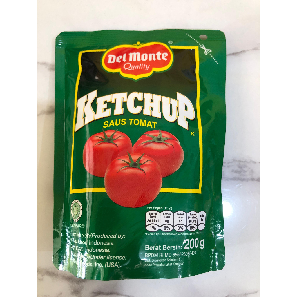 Jual Del Monte Tomato Ketchup 200 Gr Shopee Indonesia