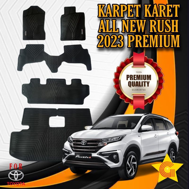 Jual Karpet Berlogo Putih Toyota Rush 2019 2023 Premium Fullset