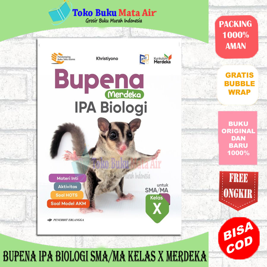 Jual BEST SELLER ORIGINAL BUPENA IPA BIOLOGI SMA MA KELAS 10 11 12