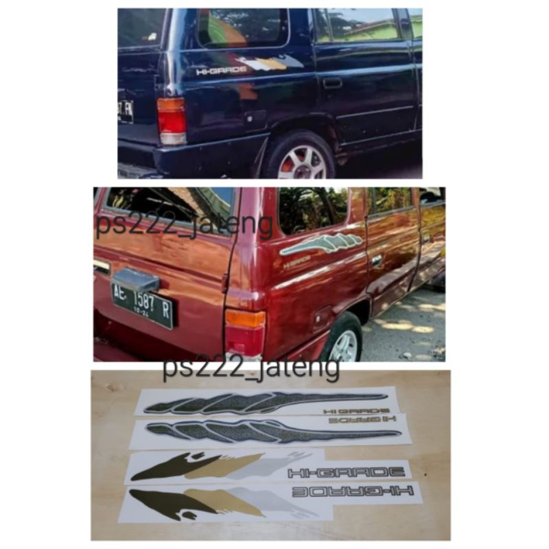 Jual Sticker Stiker List Body Panther Hi Grade Minibus Stiker Panther