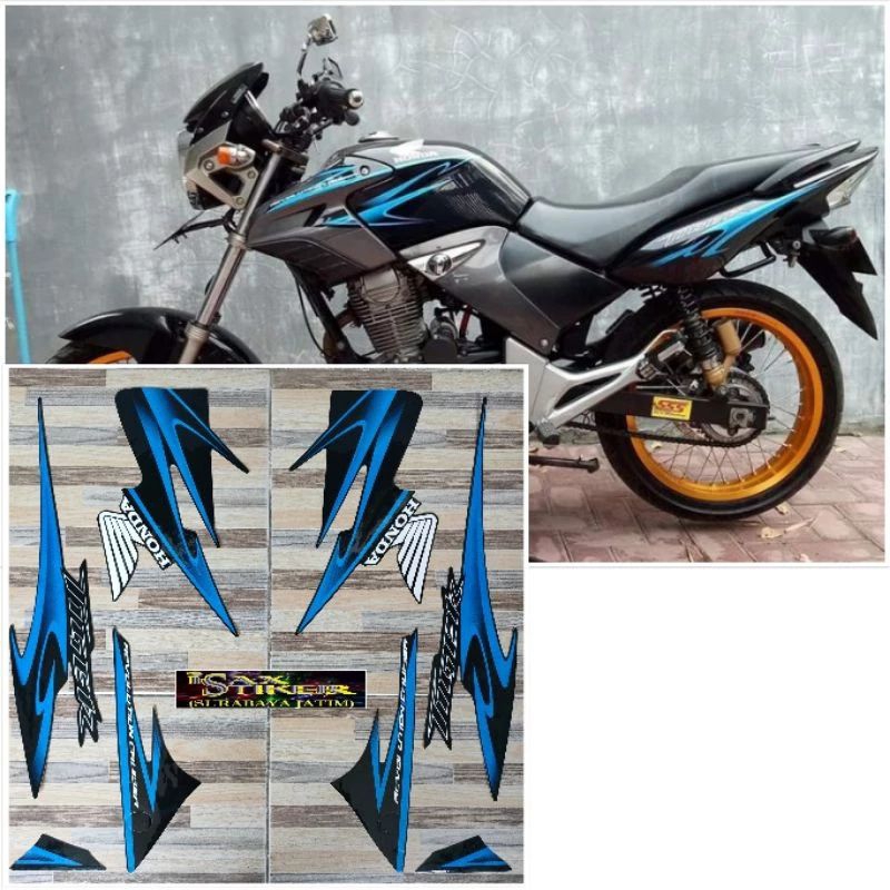 Jual Stripping Sticker Lis Standar Ori Honda Tiger Revo Tahun 2012 2013