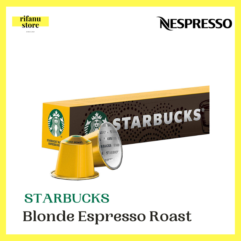 Jual Nespresso Starbucks Blonde Espresso Roast Coffee Capsule Shopee