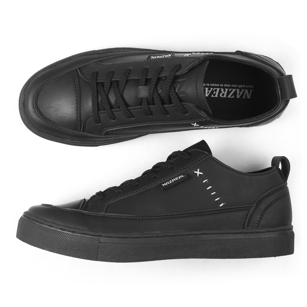 Jual Divo Full Black Manneedme X Naz Sepatu Sneakers Pria Casual