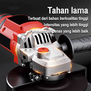 Jual Reaim Gerinda Baterai Brushless 4Inch 450W Mesin Gerinda Baterai