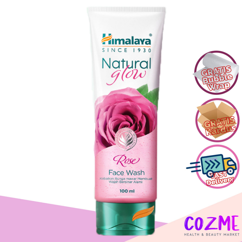 Jual HIMALAYA Natural Glow Rose Face Wash 100mL Shopee Indonesia