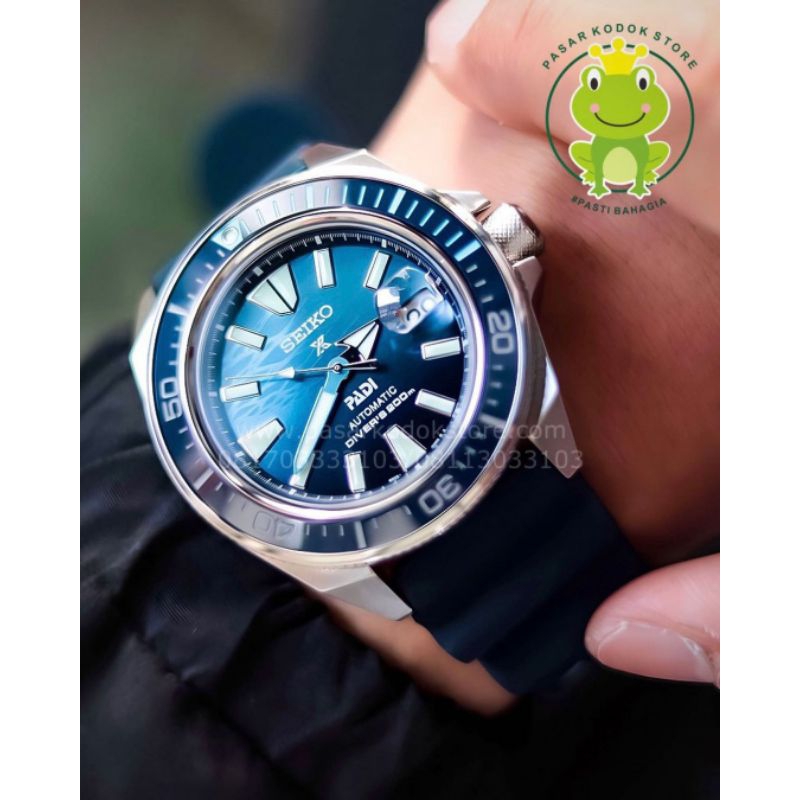 Jual Seiko Prospex Srpj K King Samurai Padi Great Blue Dial Blue