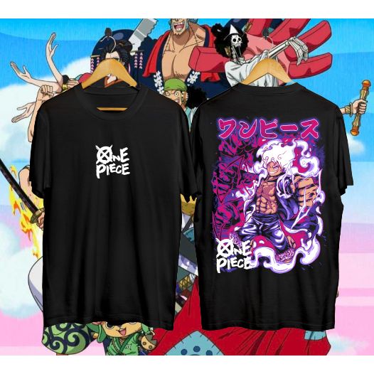 Jual KASKING KAOS DISTRO ONE PIECE MONKEY D LUFFY KAOS T SHIRT BAJU