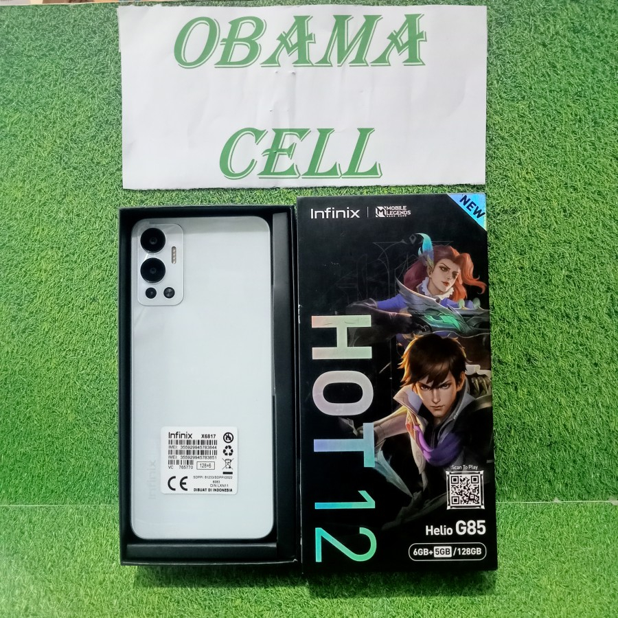 Jual INFINIX HOT 12 6 128 GB FULLSET SECOND Shopee Indonesia
