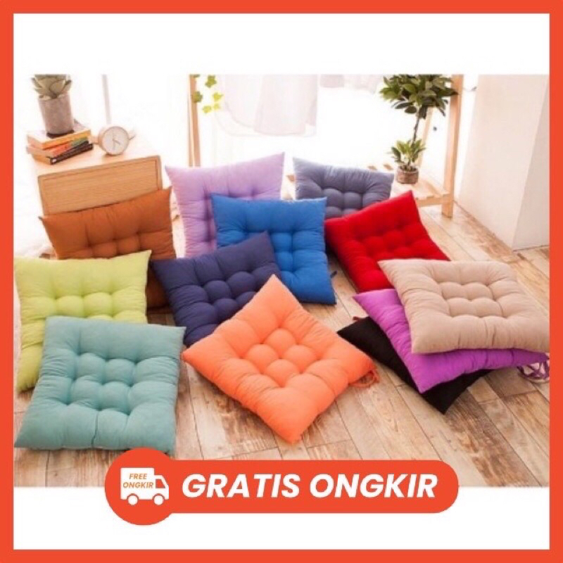 Jual BANTAL ALAS DUDUK BANTAL SOFA LESEHAN BANTAL KURSI MOBIL WARNA