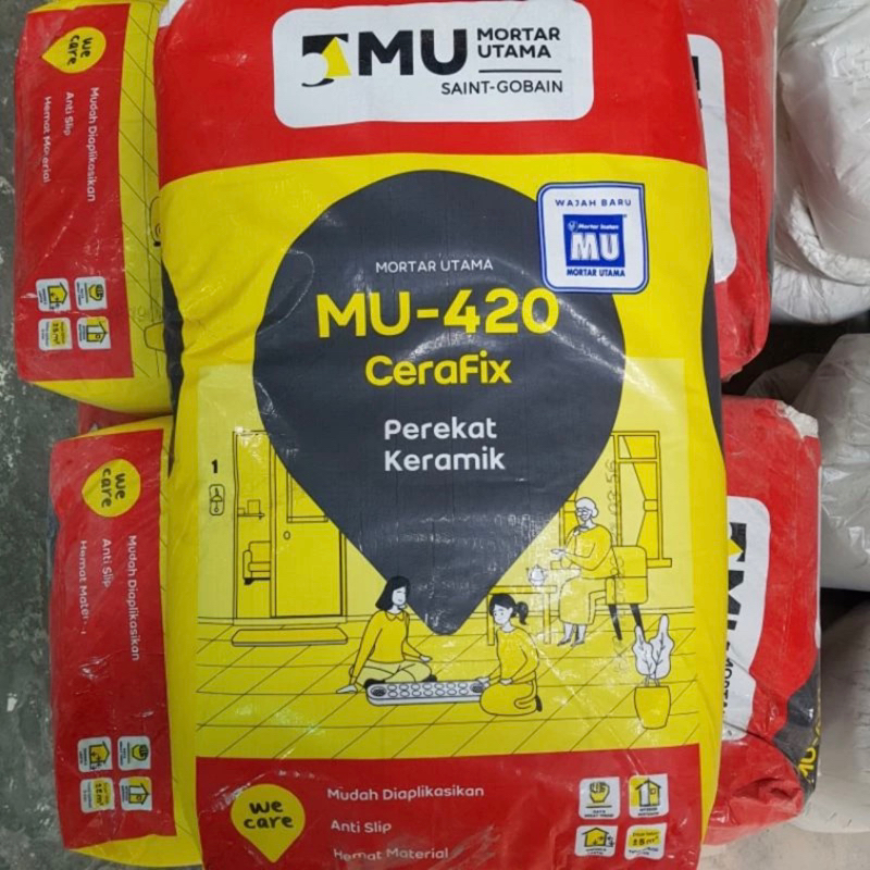 Jual MU 420 SEMEN PEREKAT KERAMIK CERAFIX 25KG KHUSUS CARGO Shopee