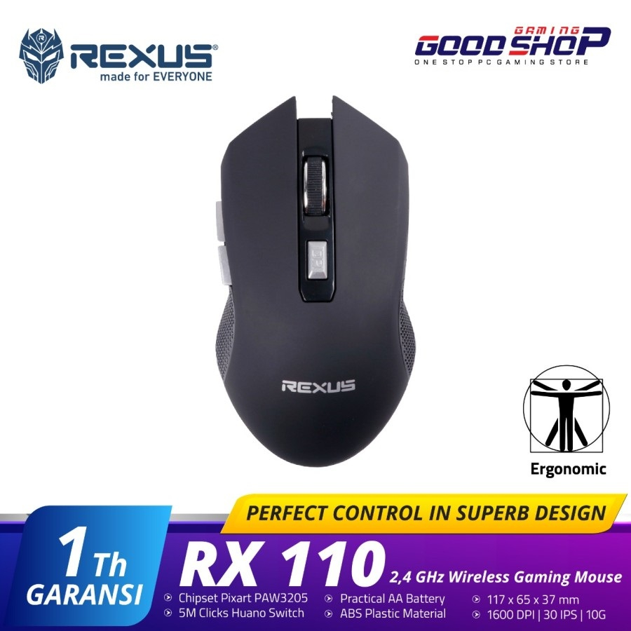 Jual Rexus Mouse Wireless Gaming RX 110 Shopee Indonesia