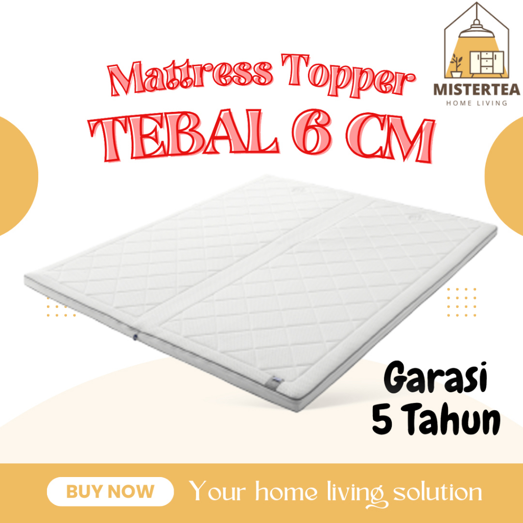 Jual Ready Stock Matras Mattress Topper Pelapis Kasur Topper