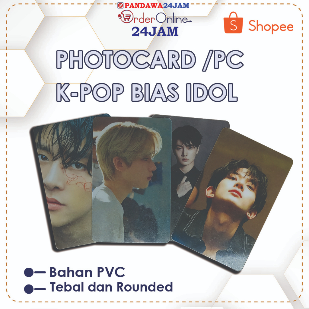 Jual PC KPOP IDOL BIAS CUSTOM CETAK PHOTOCARD BAHAN KAKU DAN TEBAL