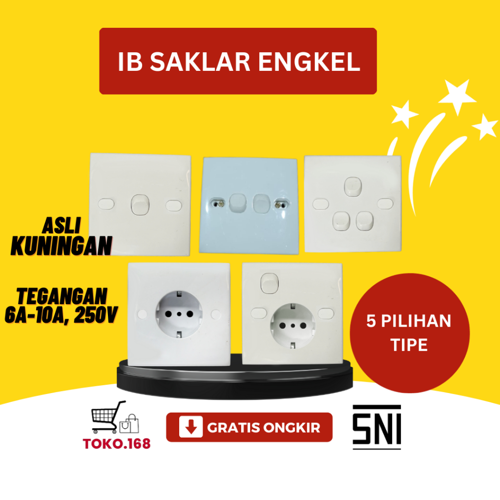 Jual Sakelar IB Saklar IB Stop Kontak IB Saklar Lampu Switch