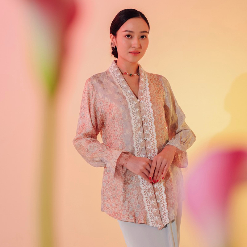 Jual Ranjani Kebaya Kutubaru Batik Viscose Modern Set Atasan Wanita