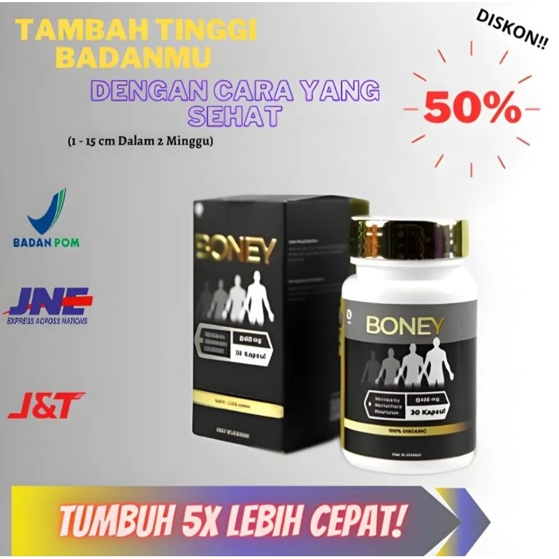 Jual Big Sale Boney Kapsul Peninggi Herbal Naik Cm