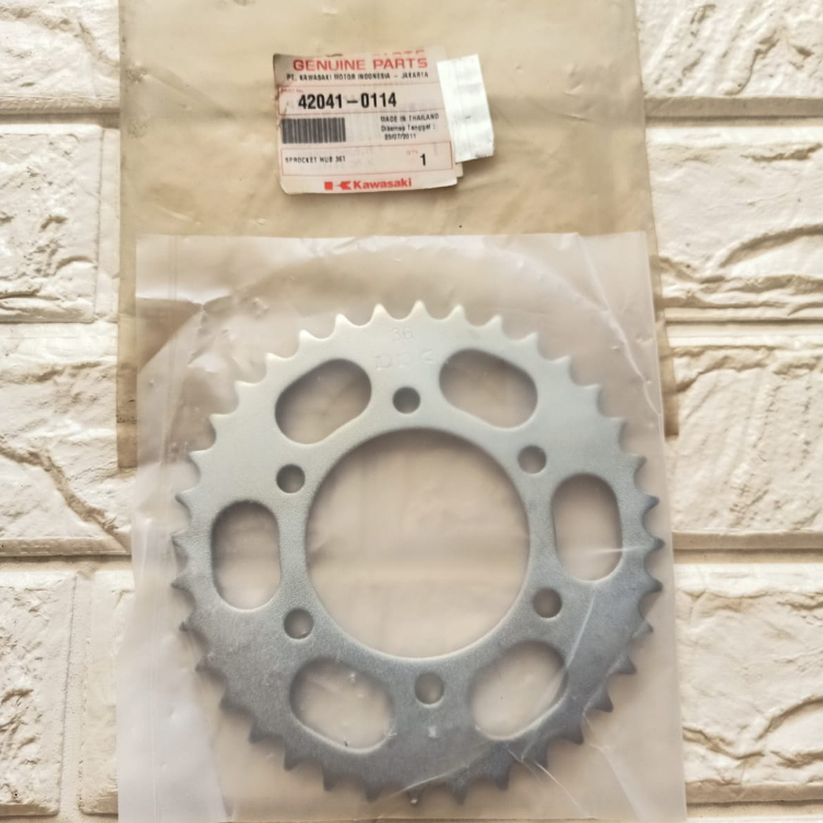 Jual GEAR GIR GER BELAKANG KAWASAKI ATHLETE 36T ORIGINAL ORISINIL ORI