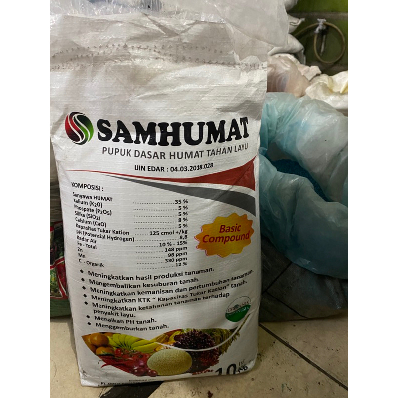 Jual Pupuk Asam Humat Samhumat Humic Acid Pembenahan Tanah Organik