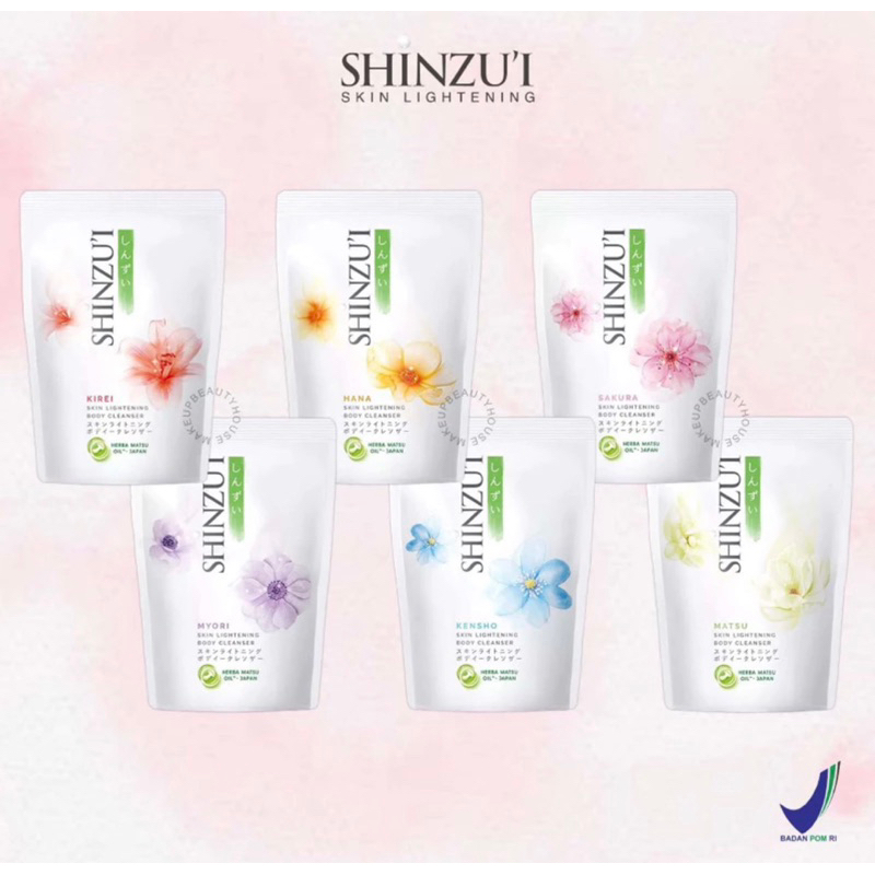 Jual Mc Shinzui Skin Lightening Body Cleanser Refill Ml Ml