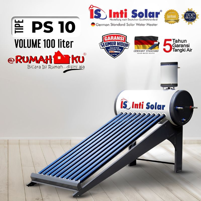 Jual Inti Solar PS 10 Intisolar PS10 Pemanas Air Tenaga Matahari 100