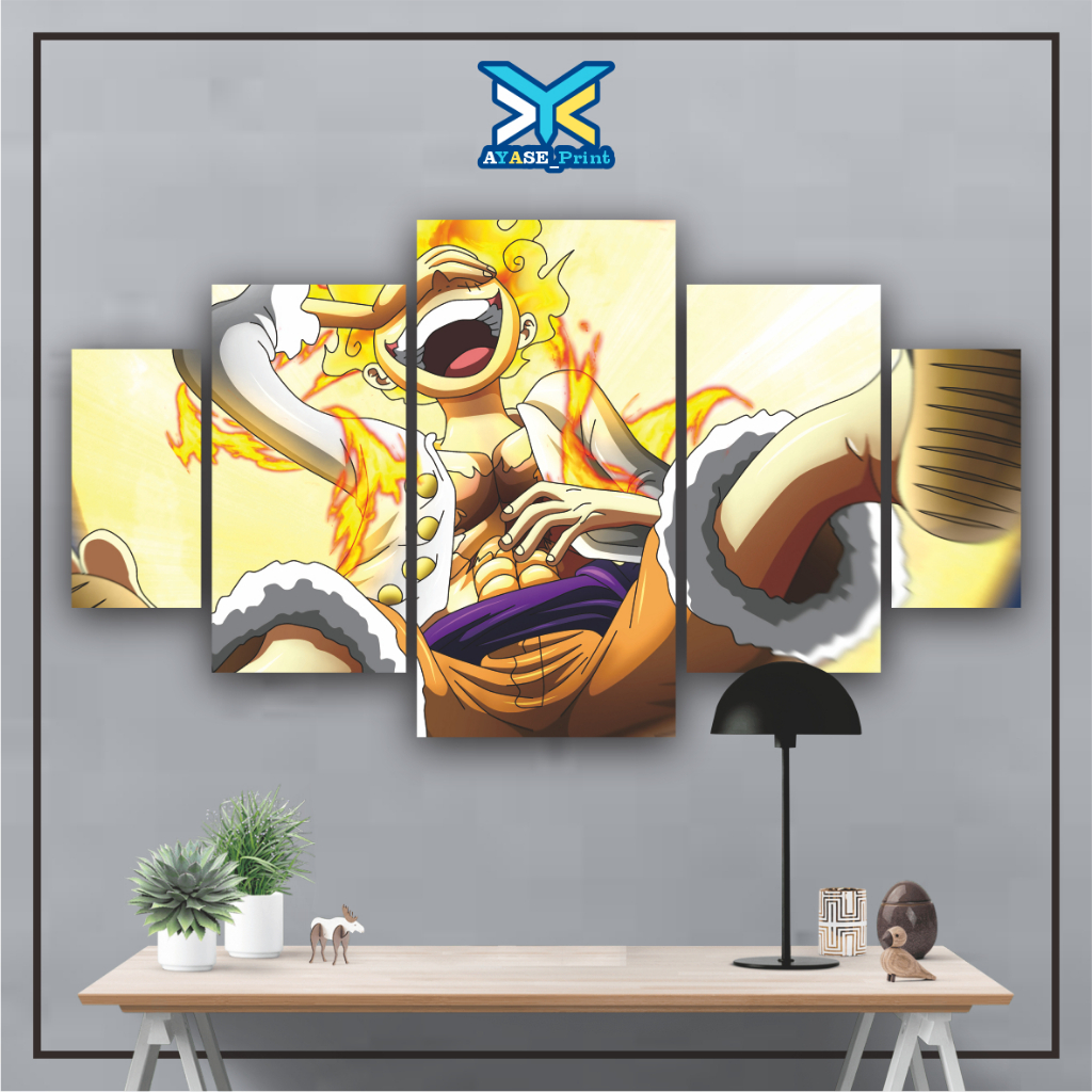 Jual Hiasan Dinding Luffy Gear One Piece Set Wall Decor Pajangan