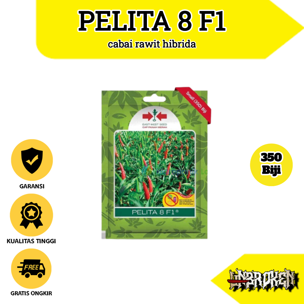 Jual Benih Cabe Rawit Pelita F Small Pouch Butir Cap Panah