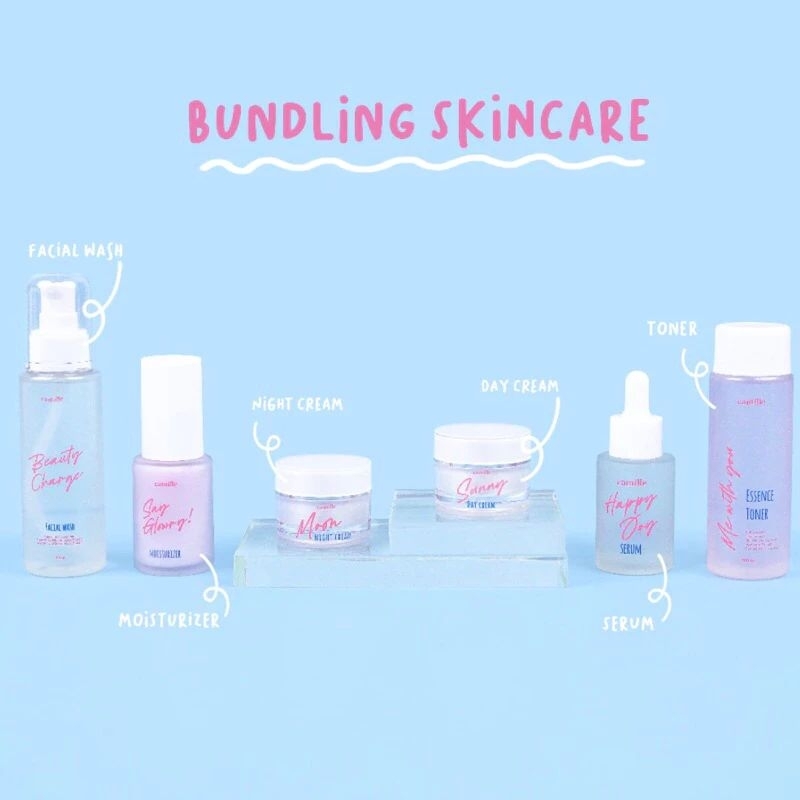 Jual Ready Skincare Paket Bundling Camille Beauty New Packaging