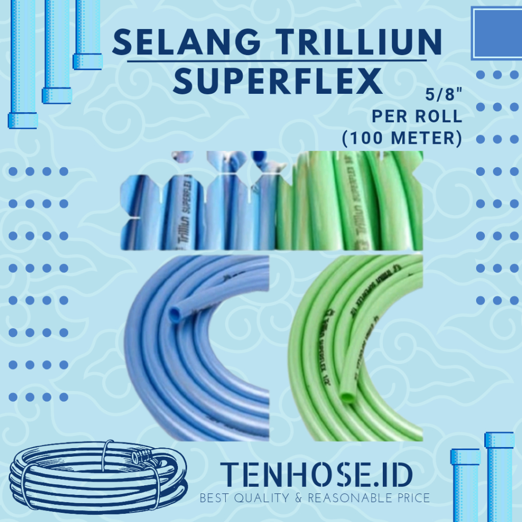 Jual Selang Air Elastis Trilliun Superflex Inch M Super Tebal