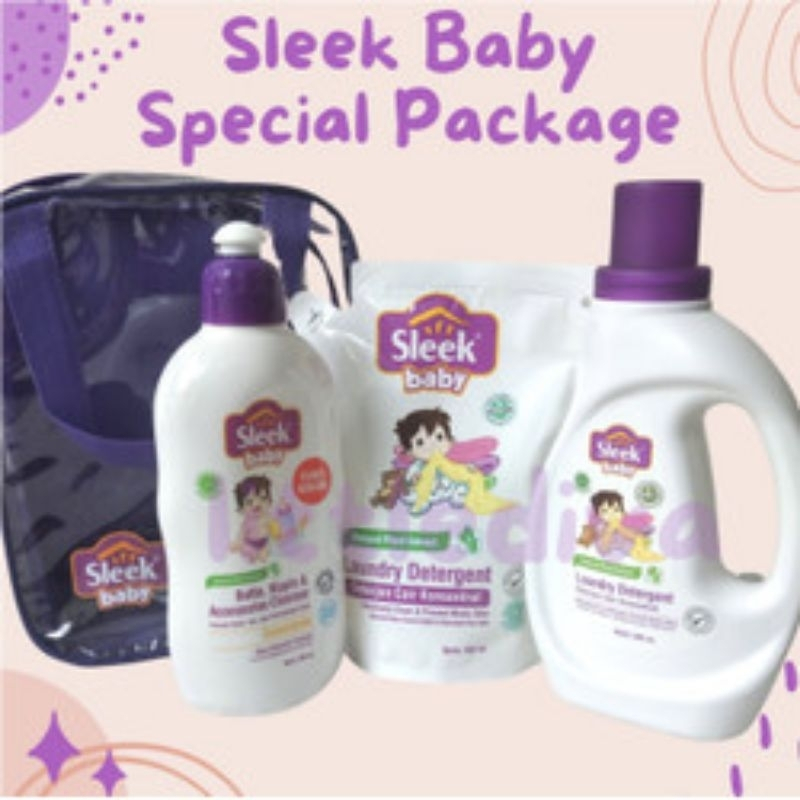 Jual Sleek Baby Spesial Package Paket Hemat Sleek Baby Laundry