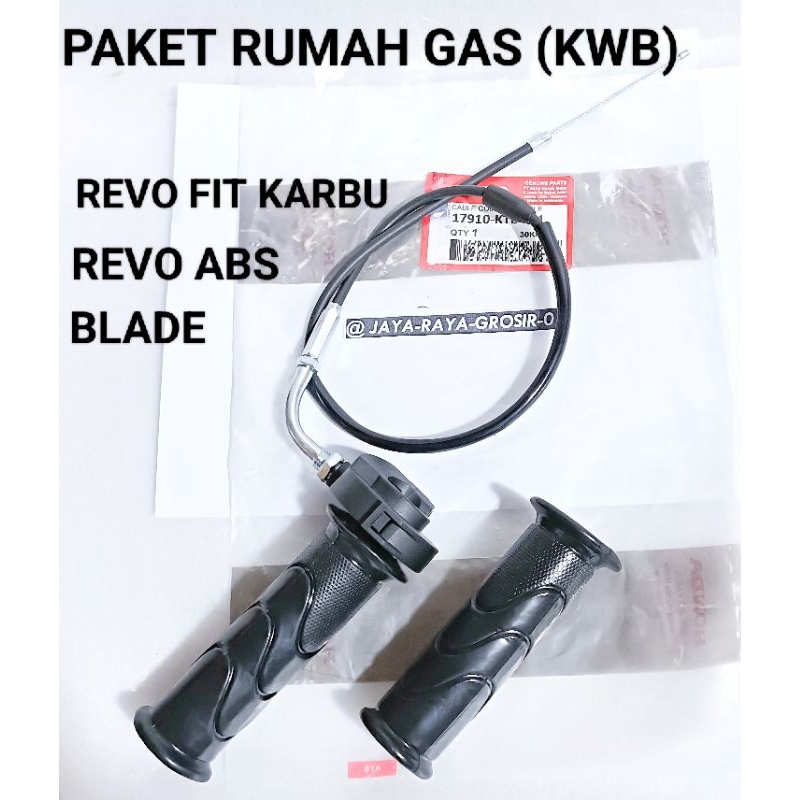 Jual Paket Rumah Gas Set Kwb Handgrip Selongsong Kabel Gas Revo