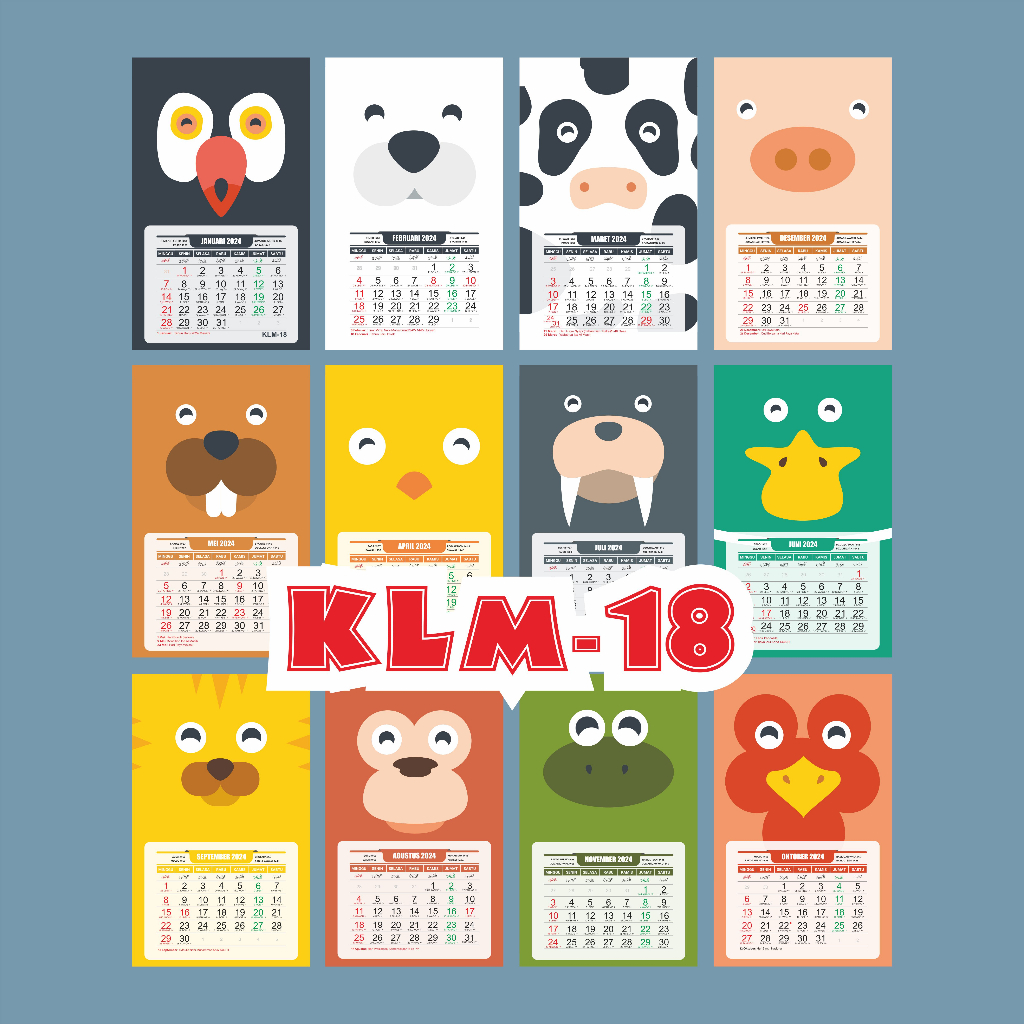 Jual Kalender Meja Mini Aesthetic Kalender Aesthetic Desk Calendar