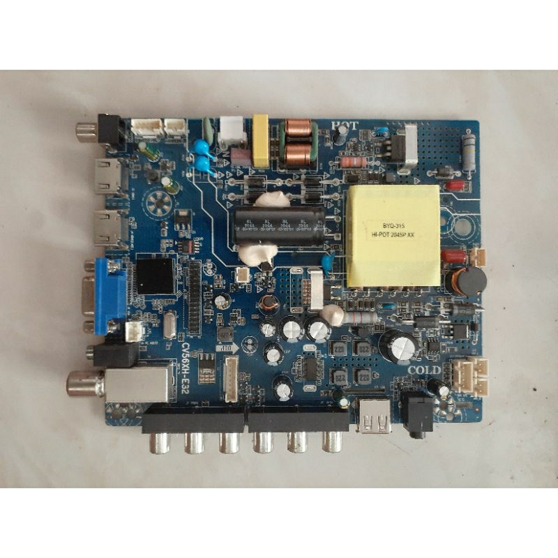 Jual Mb Mainboard Motherboard Tv Led Politron Pld D Shopee Indonesia